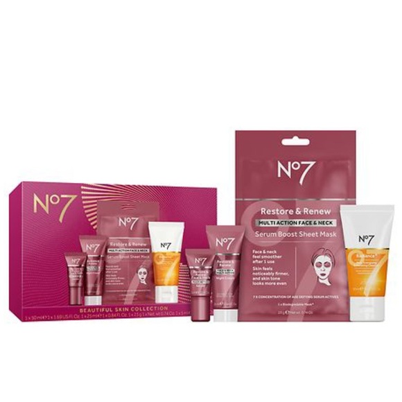No.7 Beautiful Skin Collection Gift Set, New In Box - Picture 3 of 6